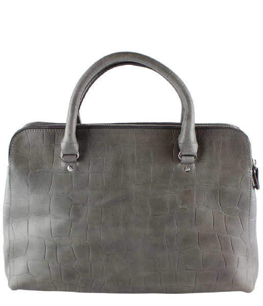 LouLou Essentiels  Diaper Bag Vintage Croco grey